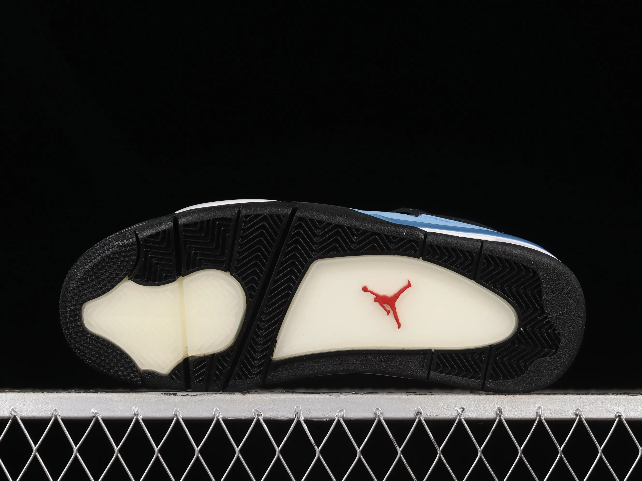 All categories Air Jordan Jordan series basketball shoes Air Jordan 4 LJR version Travis Scott Cactus Jack x Air Jordan 4 Retro Joe 4 AJ4 joint model Suede blue 308497-406